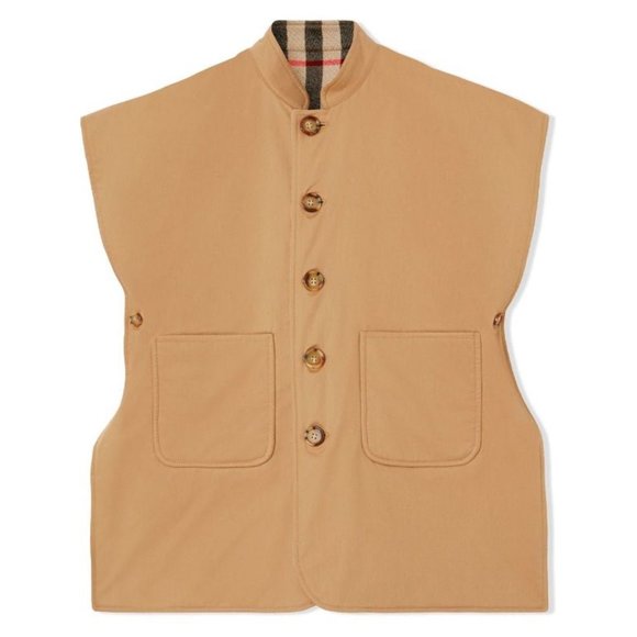 Burberry Kids reversible wool cape Medium - Picture 3 of 9